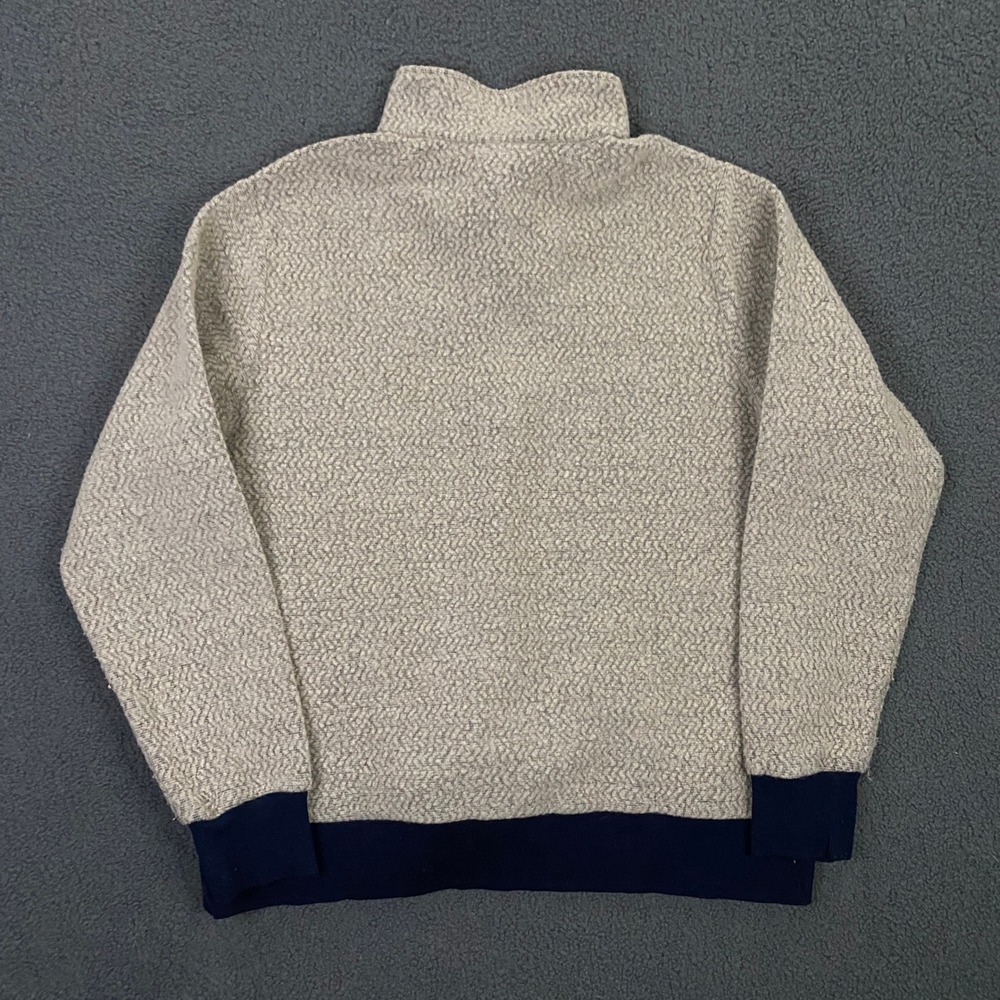 Patagonia Woolyester Fleece Pullover Womens Large Oatmeal Heather 26950 - Picture 10 of 14